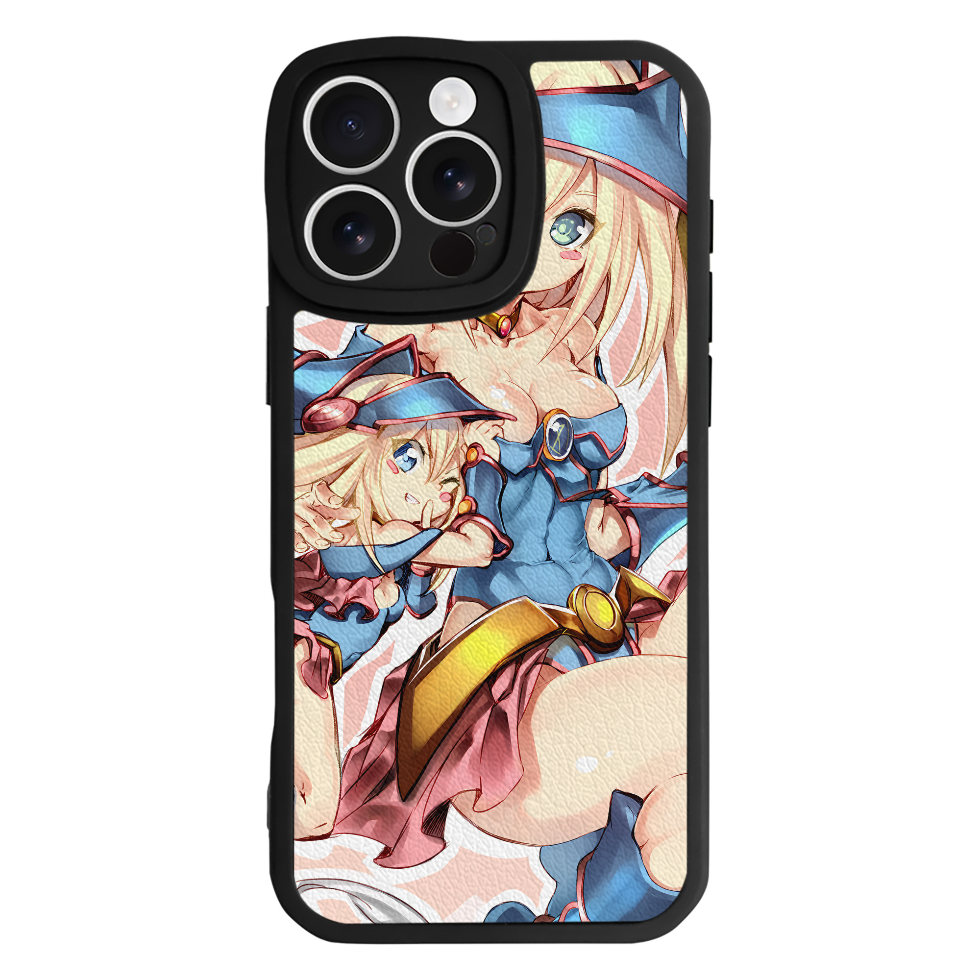 （画像用） 遊☆戯☆王 Yu-Gi-Oh! 【iPhone 16シリーズ対応】シリコンスマホケース（レザー調） 材質：シリコン
